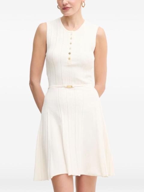 belted knitted dress