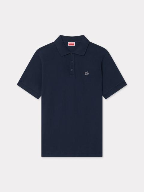 'Boke Flower' slim polo in cotton