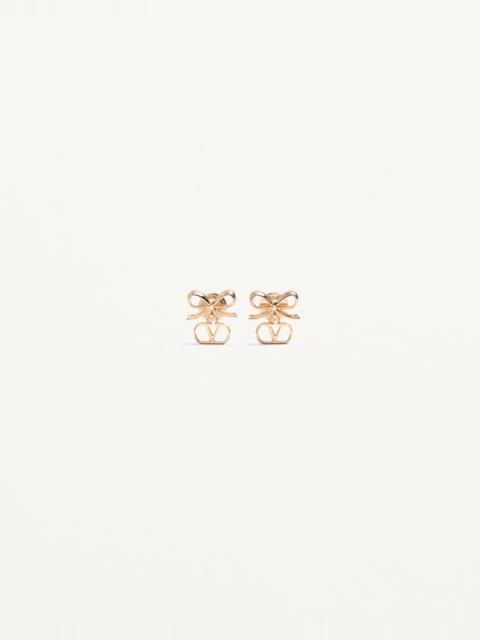 VLOGO SIGNATURE METAL EARRINGS