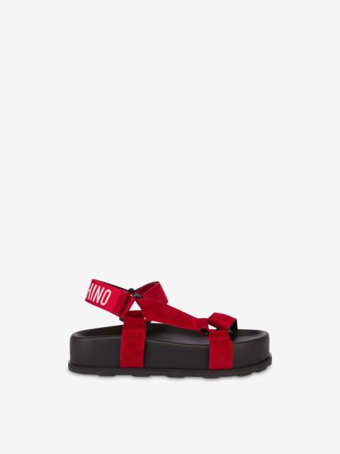 SUEDE SANDALS