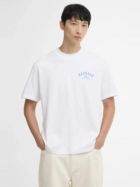 BARBOUR 1956 GRAPHIC OVERSIZED T-SHIRT WHITE