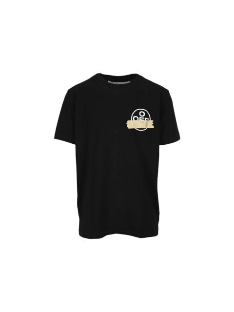OFF-WHITE Slim Fit Tape Arrows T-Shirt Black/Beige