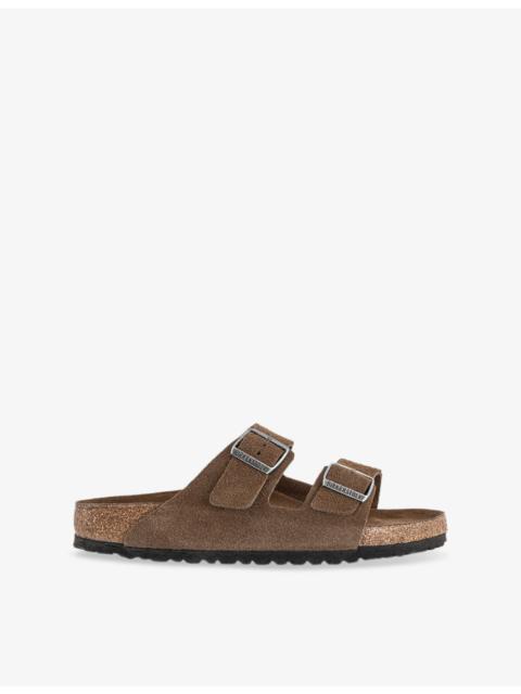 Arizona Two-Strap Suede Sandals