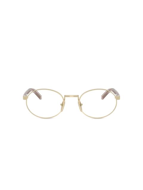 PRB55V oval-frame glasses