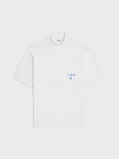 mock neck t-shirt IN cotton jersey