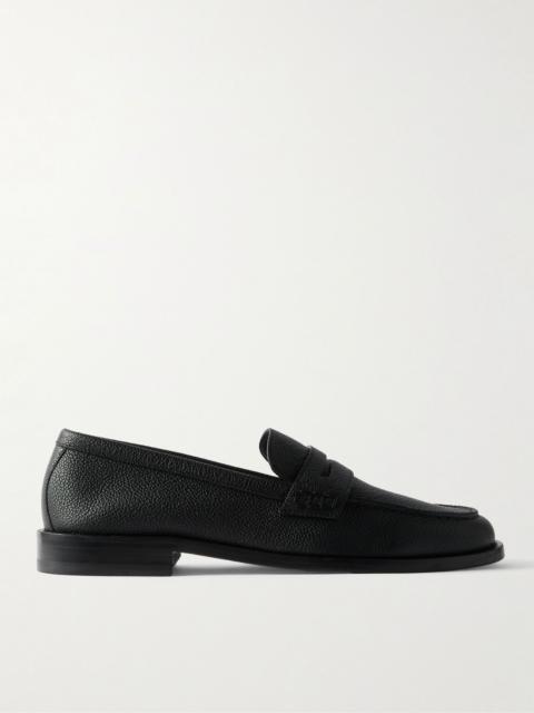 Perry Full-Grain Leather Penny Loafers Black