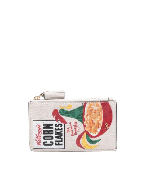 Anya Brands Cornflakes-print wallet