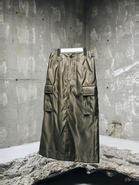Nylon Twill Skirt