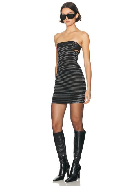 Elastic Brace Mini Dress