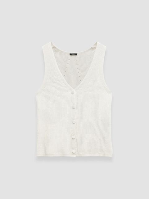 Linen Cotton Knitted Vest
