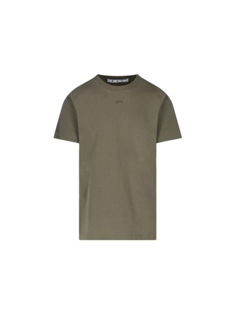 OFF-WHITE Rubber Arrows T-Shirt Green