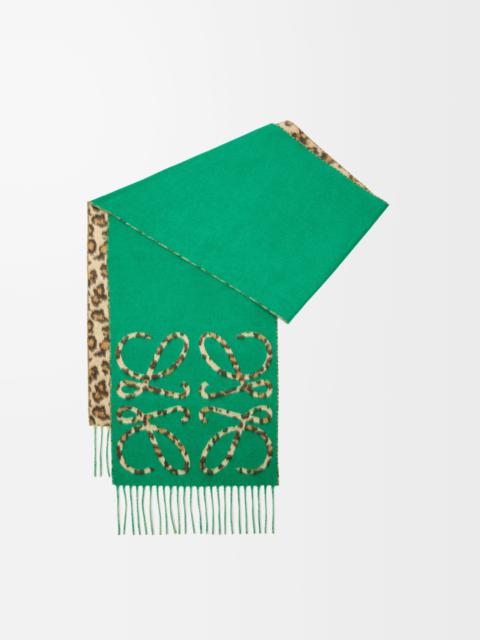 Anagram scarf in silk and cashmere