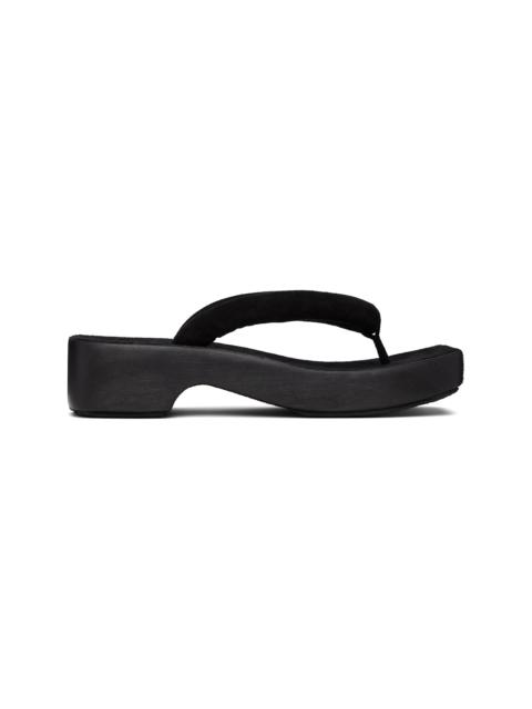 Black Zori Sandals