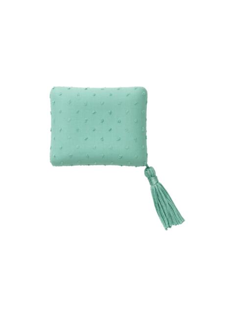 Pistacchio Cotton Jewelry Case green