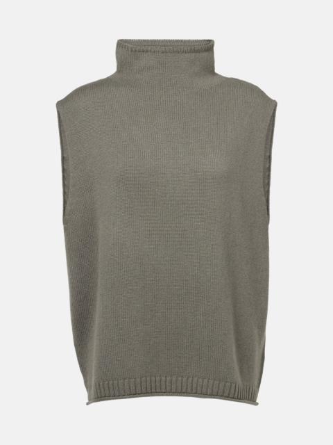 Knitted cashmere top
