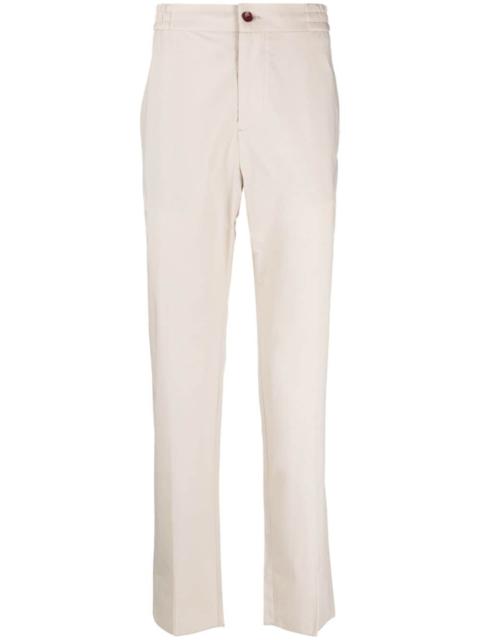 press-crease cotton trousers