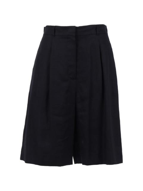 pleated caravan shorts