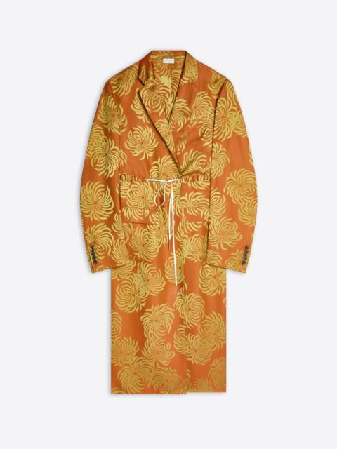 FLUID JACQUARD COAT