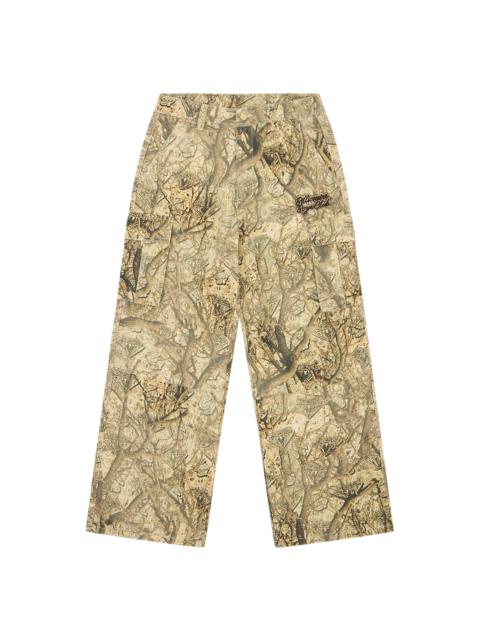 DIAMONDS & DOLLARS TREE CAMO CARGO PANTS