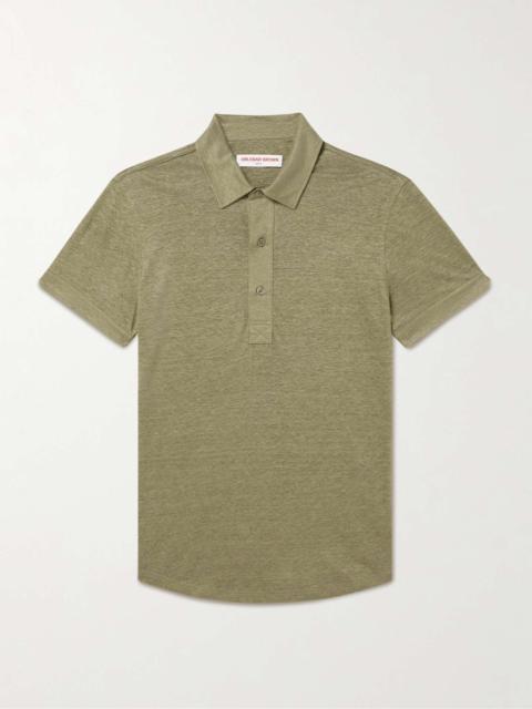 Sebastian Linen-Jersey Polo Shirt