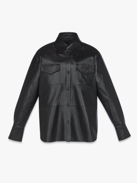 Black Label Shirt in Lamb Leather