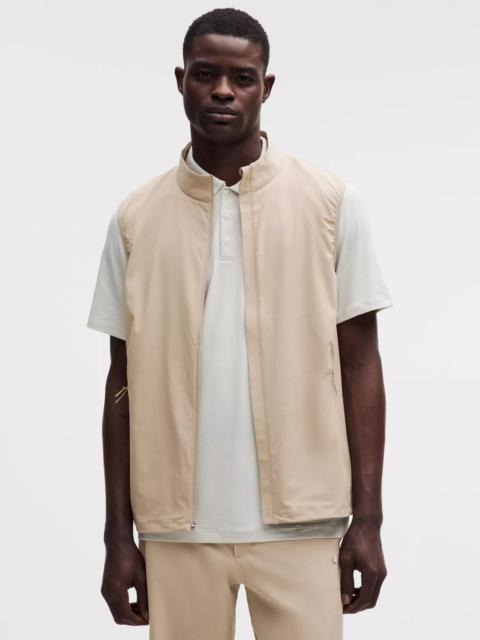 Windproof Full-Zip Golf Vest