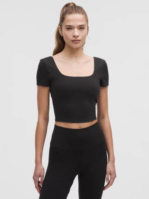 Wunder Under SmoothCover Square-Neck T-Shirt