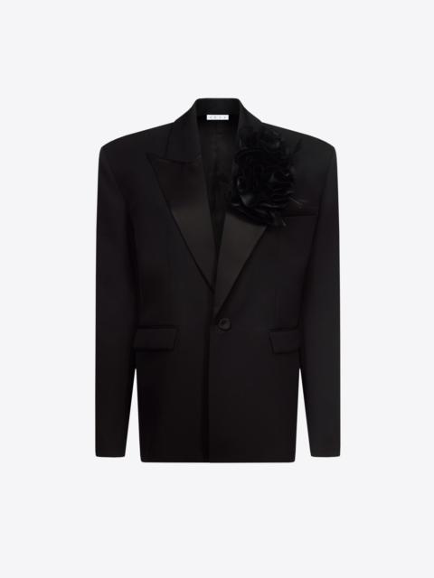 FLOWER CORSAGE OVERSIZED BLAZER
