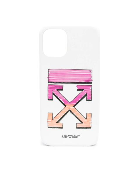 Arrows-motif iPhone 12 Mini case