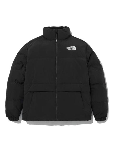 THE NORTH FACE FW22 Logo Puffer Down Jacket 'Black' NJ1DN59J