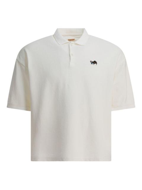embroidered short-sleeve polo shirt