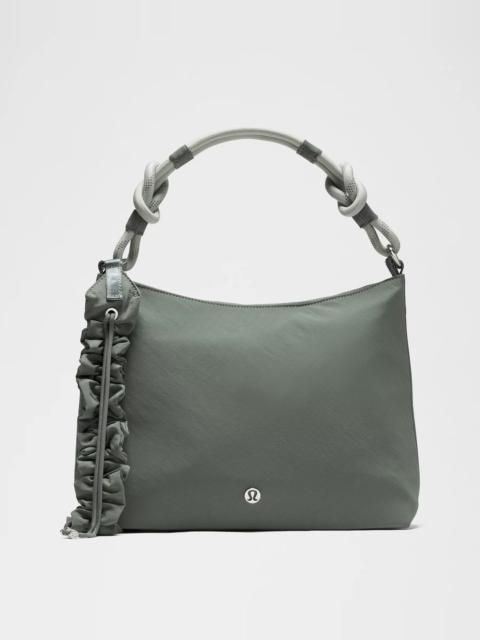 Convertible Ruched Crossbody Bag 6.5L