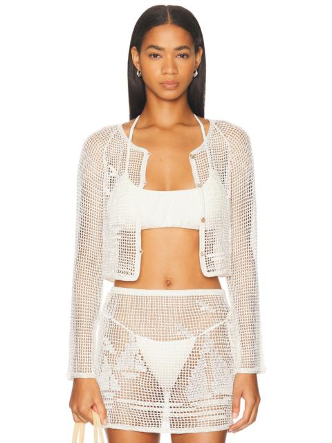 Nautical Crochet Cardigan