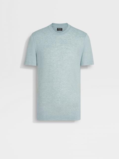 LIGHT BLUE OASI LINO T-SHIRT