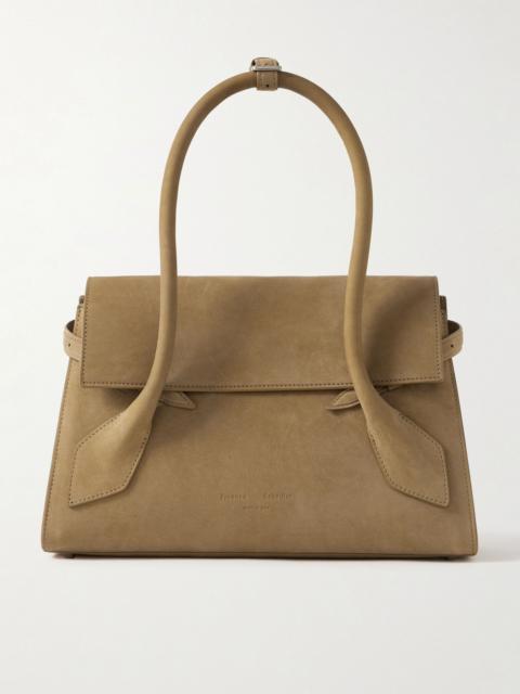 Tate small nubuck shoulder bag Tan
