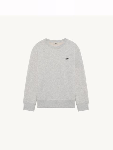 EMBROIDERED AUTRY LOGO CREWNECK SWEATSHIRT MAN