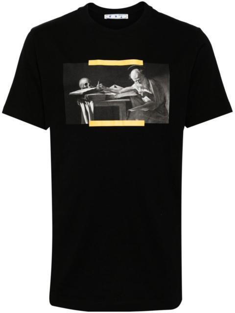 graphic-print cotton T-shirt