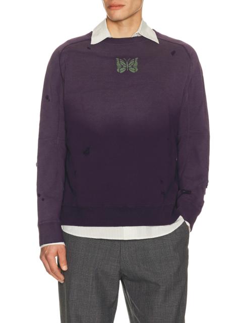 NEEDLES Deconstructed Sweatshirt - RW336-B | REVERSIBLE