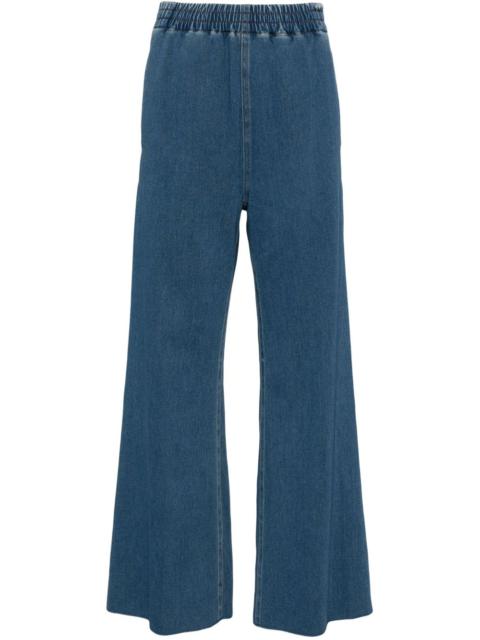 denim jersey pants