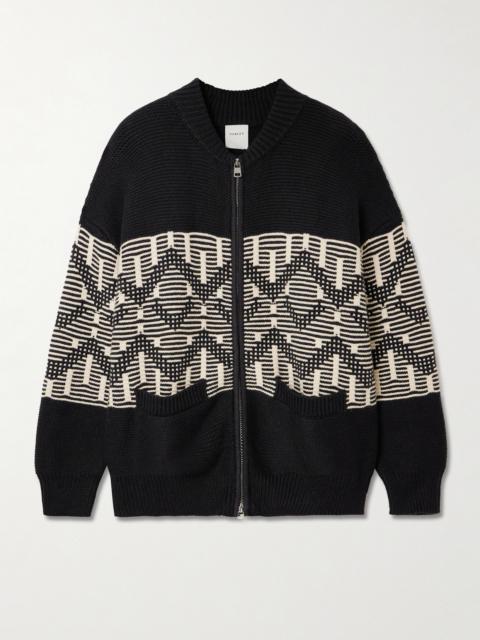 Linnea Fair Isle Cotton-blend Cardigan