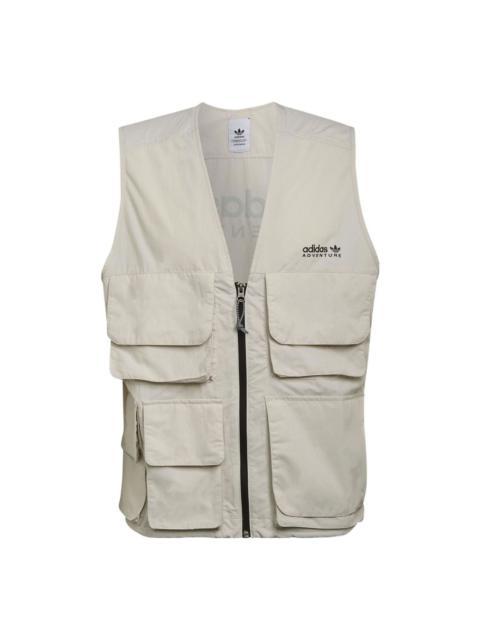 adidas Adventure Multi-Pocket Vest 'White' HF4776