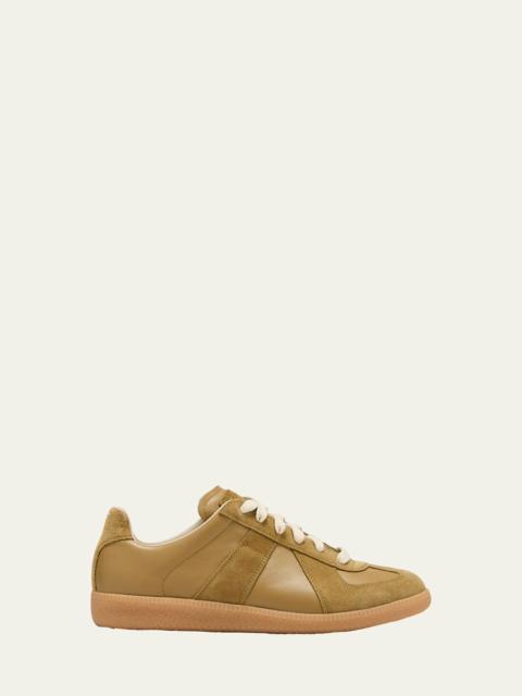 Replica Suede & Leather Sneakers
