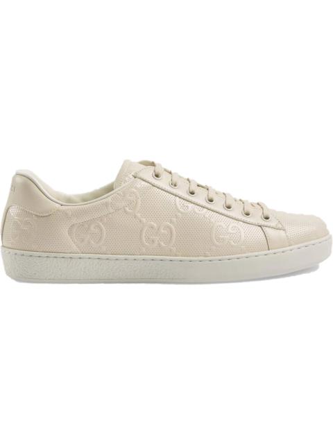 Gucci Ace GG Embossed Cream (W)