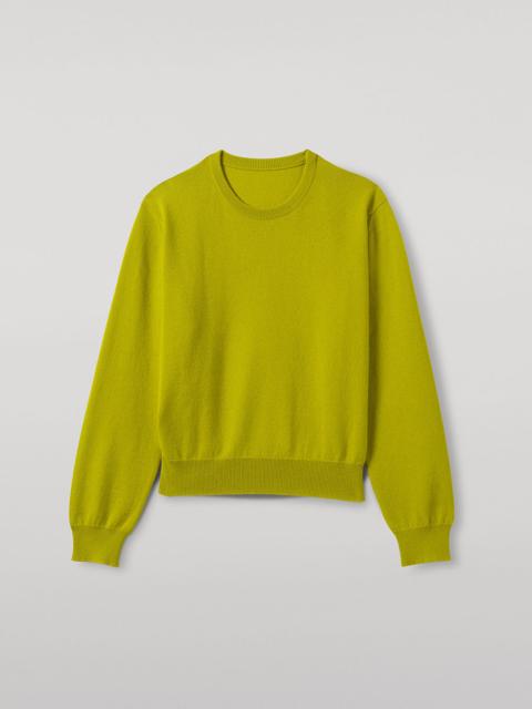 Lunan Yellow Classic Crew Jumper