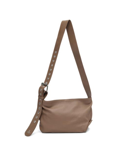 Taupe Maxime Small Crossbody Bag
