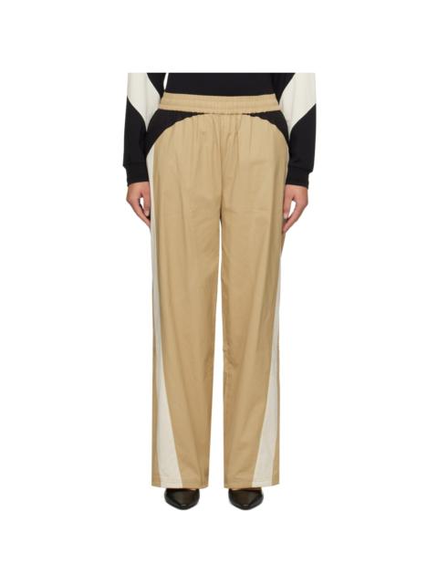 Tan Blocked Lounge Pants