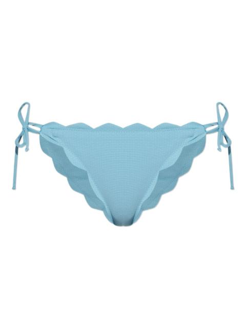 scalloped-edge bikini briefs