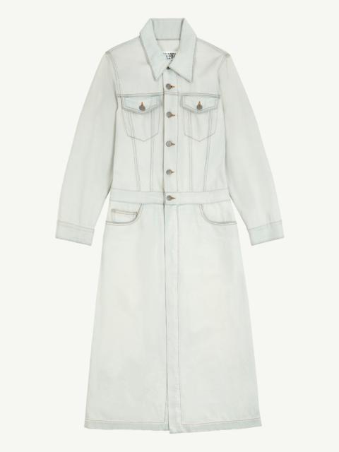 Lightweight Long Denim Coat