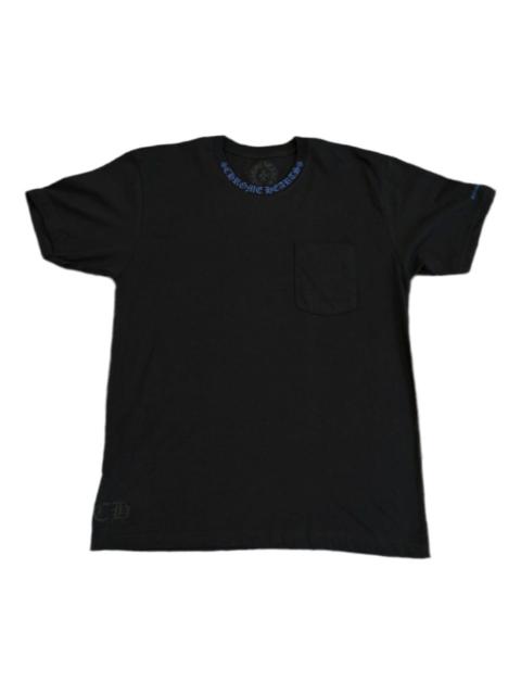 neck-logo pocket T-shirt