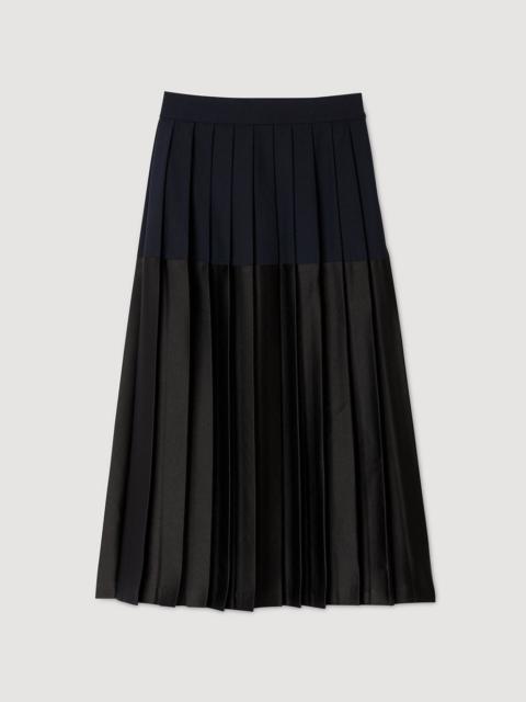 MIDI PLEATED SKIRT